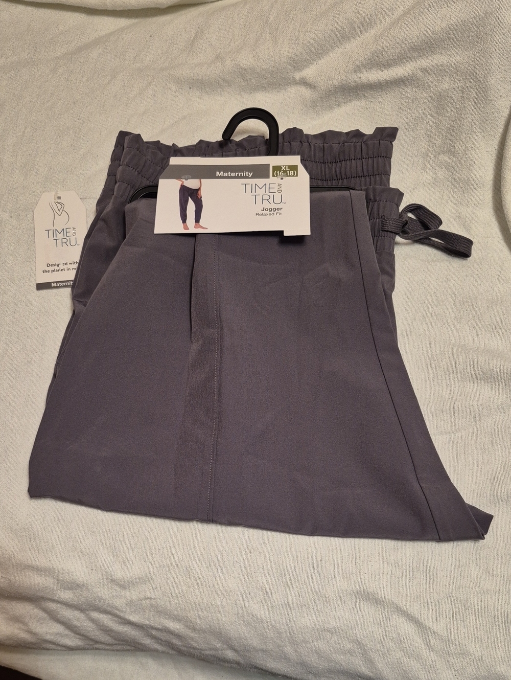 NWT Time and Tru Maternity Jogger Pants - Gray